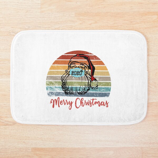 Item preview, Feliz Navidad Papá Noel con máscara 2020 designed and sold by BoBiBi Designs.