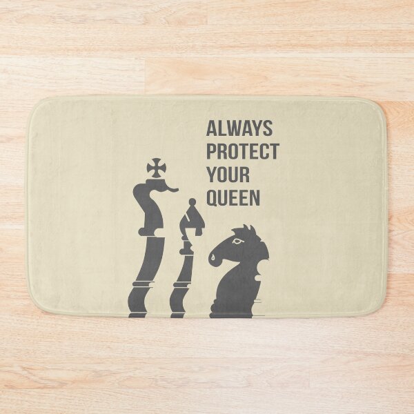 Item preview, Always Protect Your Queen Chess designed and sold by overstyle.