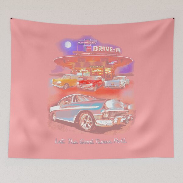 Item preview, Joe Blow Men_s Chevy Bel Air Tri-Five Retro Drive-in T-Shirt designed and sold by ShopIconicTees.