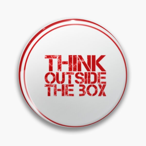 Item preview, Think Outside the Box Circle  designed and sold by TheVine.