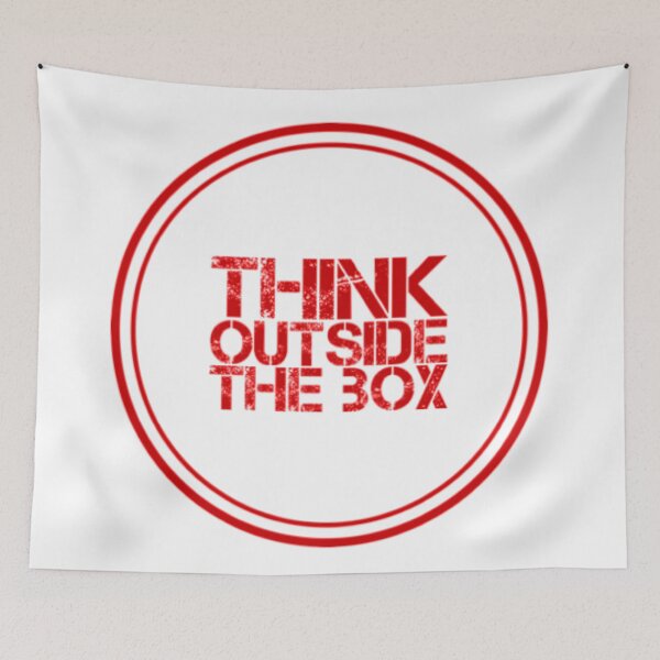 Item preview, Think Outside the Box Circle  designed and sold by TheVine.