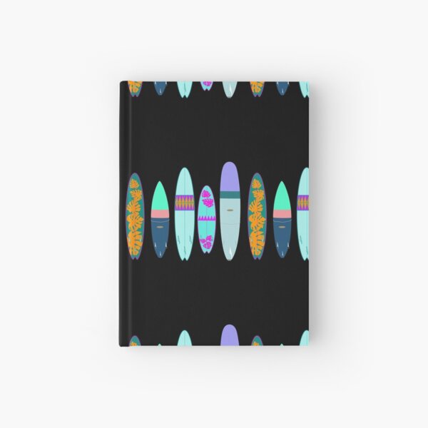 Surf boards Hardcover Journal