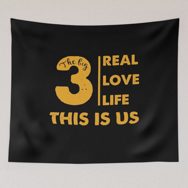Item preview, The Big Three This Is Us yellow designed and sold by KerryABC.