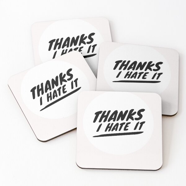 Item preview, Thanks, I hate it (blk text) designed and sold by HamiltonmagicTs.