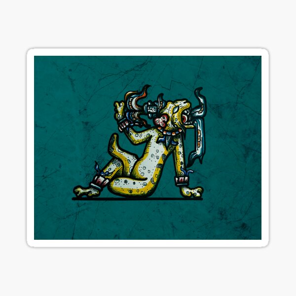 Yaxchilan inked Sticker