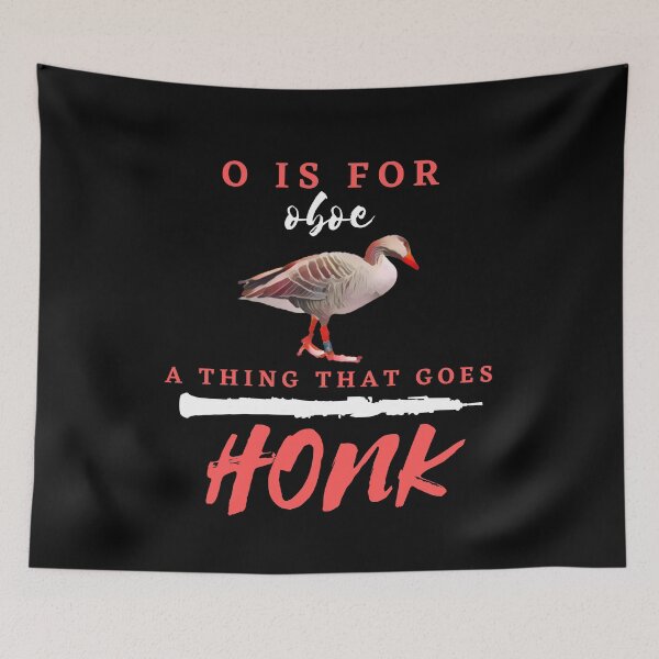 Item preview, O is for Oboe Funny (Orange)  designed and sold by DesignsofNote.