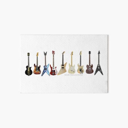 Stevie Ray Vaughan Strat Galeriedruck