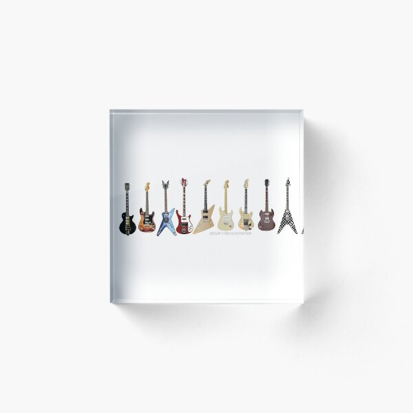 GUITARS Acrylic Block