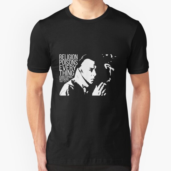 Christopher Hitchens - Religion Slim Fit T-Shirt