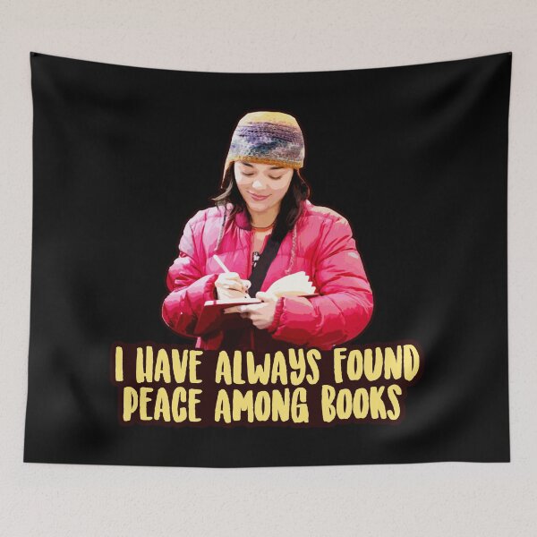 Item preview, I have always found peace among books - Dash and Lily Book lover Quotes designed and sold by Mindy Bubble.