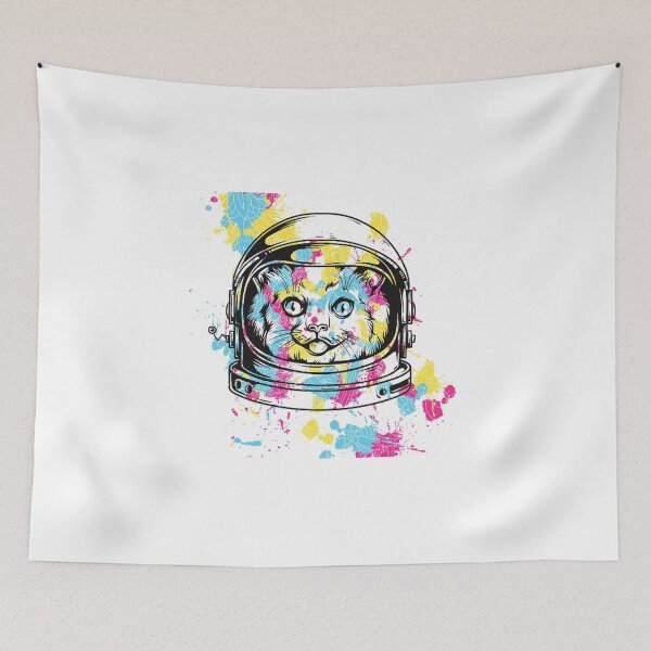 Item preview, Cat in space suit sticker designed and sold by Sahil Randhawa.