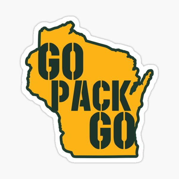 GO PACK GO Sticker