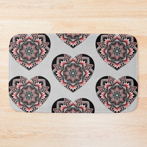 Item preview, Red Heart Mandala designed and sold by LorenaElenaArt.