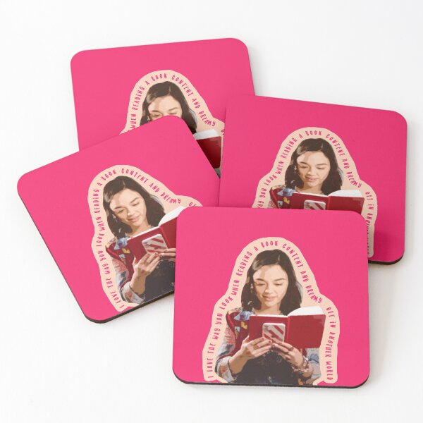 Item preview, I love the way you look when reading a book content and dreamy, off in another world - Dash and Lily Book lover Quotes designed and sold by Mindy Bubble.