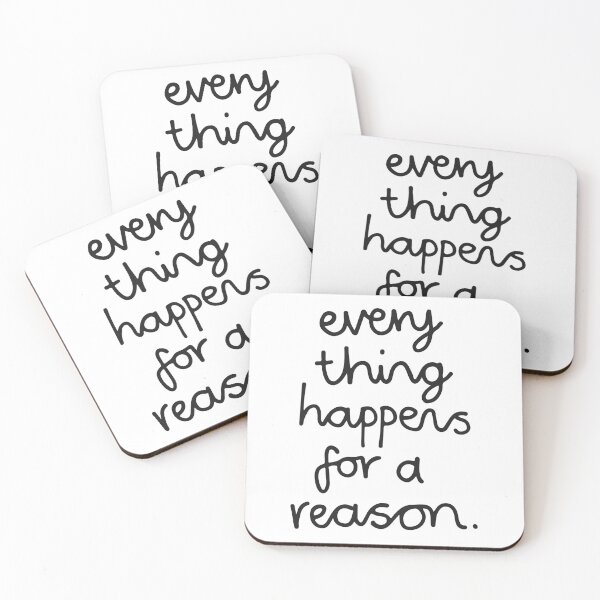 Item preview, everything happens for a reason designed and sold by shirtart shop.