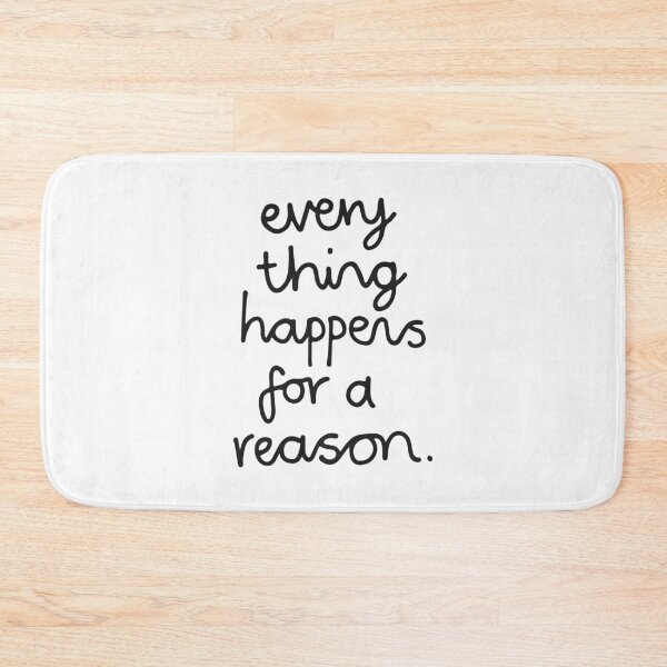 Item preview, everything happens for a reason designed and sold by shirtart shop.