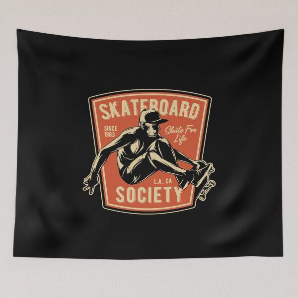 Item preview, Skateboarder Trick Nosegrab Skate For Life designed and sold by Two Left Hands Design.
