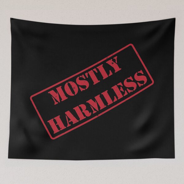 Item preview, Mostly Harmless, Military Top Secret Looking Stamp designed and sold by D-Spot Shop.