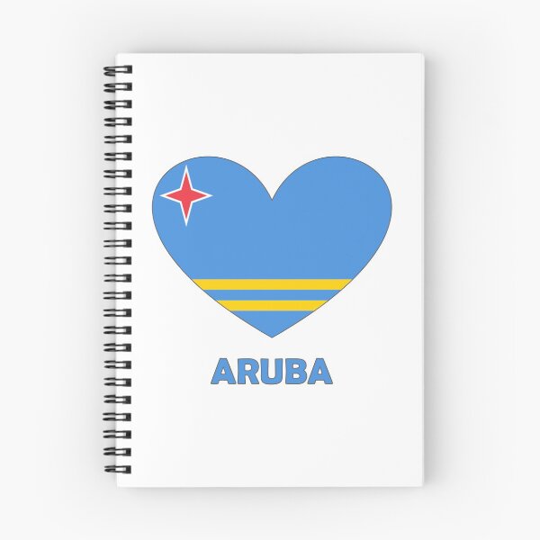 Item preview, Heart Flag - Love Aruba designed and sold by Chill-Channel.
