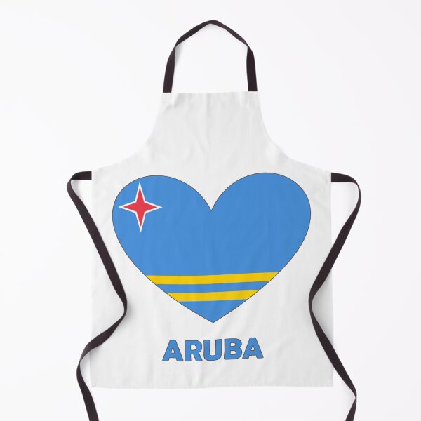 Item preview, Heart Flag - Love Aruba designed and sold by Chill-Channel.