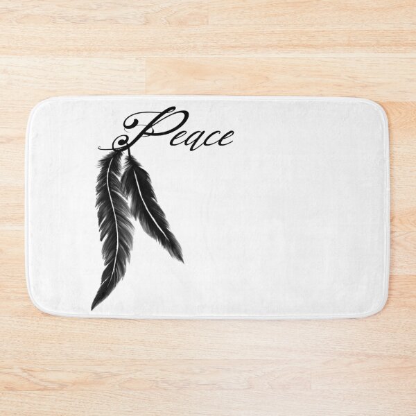 Item preview, Peace with feather designed and sold by attracdionz.