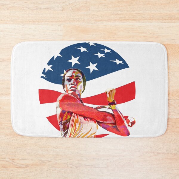 Item preview, Female Power (woman athlete American flag) designed and sold by HamiltonmagicTs.