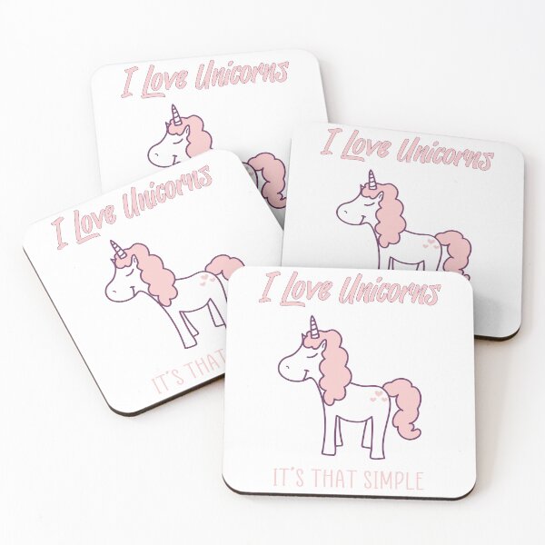 Item preview, Unicorns I Love Them - Unicorn designed and sold by Bella's Merch.