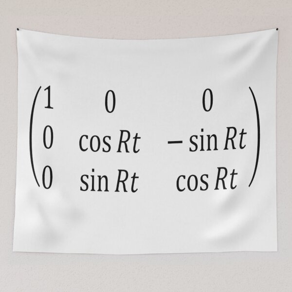 Item preview, Rotation Matrix in Euclidian Space, math, physics and engineering basics designed and sold by NoetherSym.