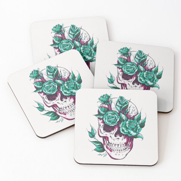 Item preview, Skull With Roses designed and sold by amenwolf.