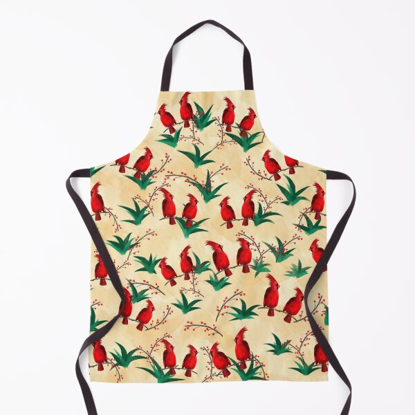Item preview, Bright Red Cardinal Birds Watercolor Design designed and sold by Susaans-Art.