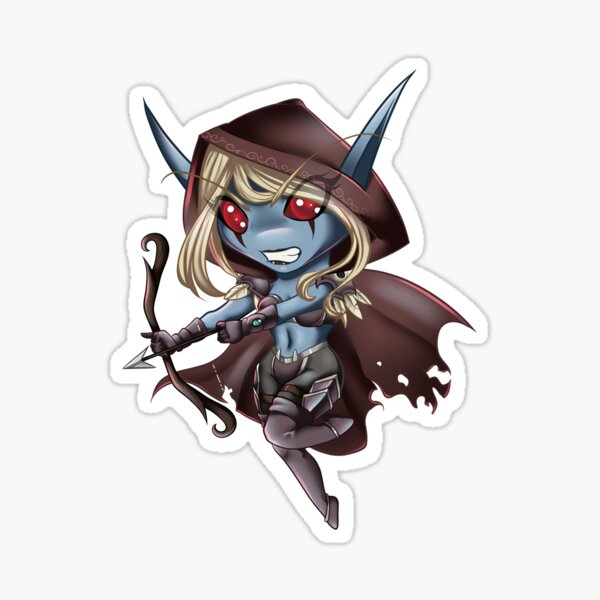 Tiny Queen of the Undead Sticker
