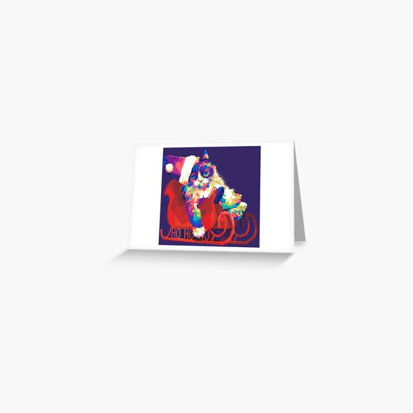 Meowy Christmast!! Greeting Card
