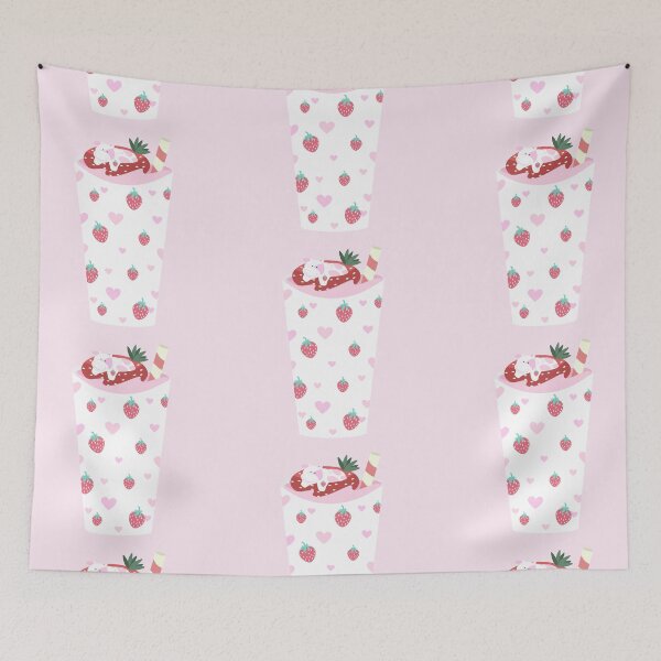 Item preview, Strawberry Cow Strawberry Milkshake designed and sold by sweetheartgrams.