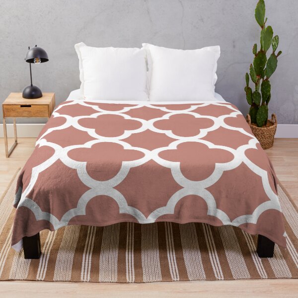 Item preview, Rose Dawn Quatrefoil designed and sold by thelustrous.