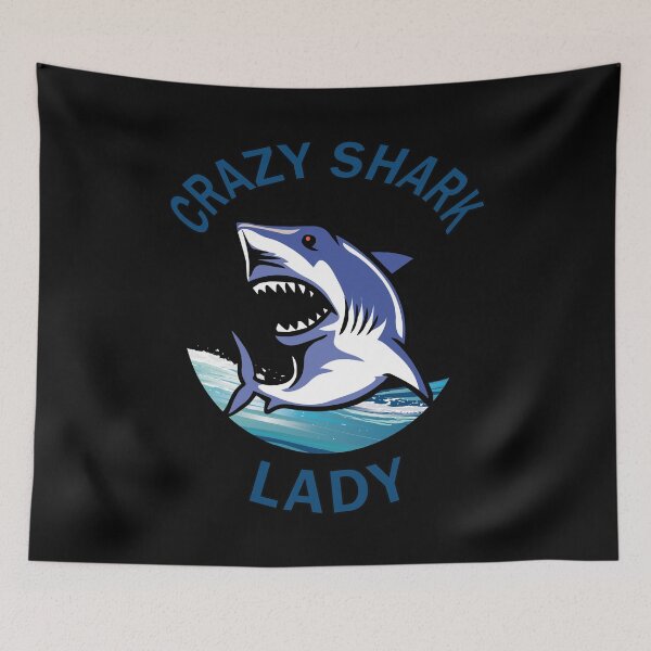 Item preview,  Crazy shark lady designed and sold by YAHIA-14.