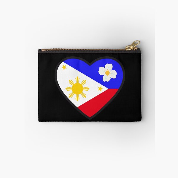 Item preview, Philippines Flag Heart with Sampaguita, Philippines Sun and Stars, Philippine Sampaguita designed and sold by AloraDesigns.