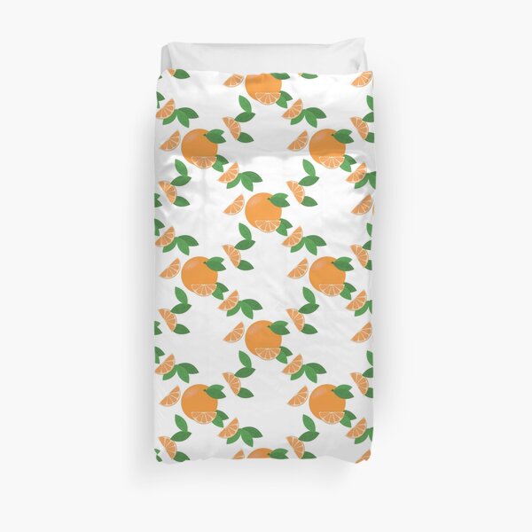 Sliced oranges Duvet Cover