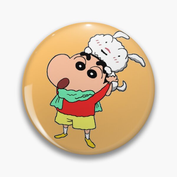 Item preview, shinchan with shiro v2 designed and sold by Sellystickers.