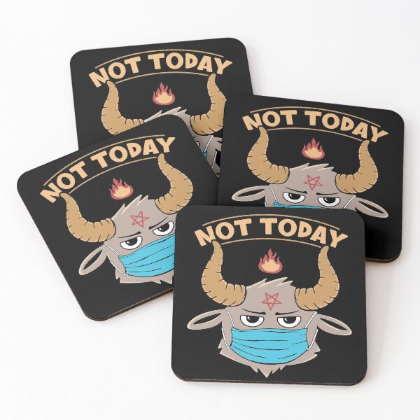 Item preview, Not Today Satan Cute designed and sold by predatorart93.