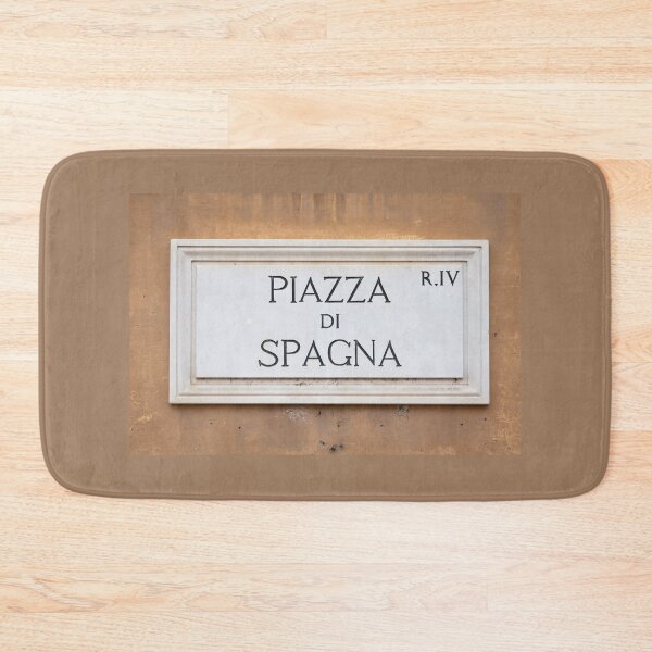 Item preview, Piazza di Spagna (Spain Square) street sign in Rome, Italy designed and sold by Paolo Modena Photography    -   Fine Italian Art.