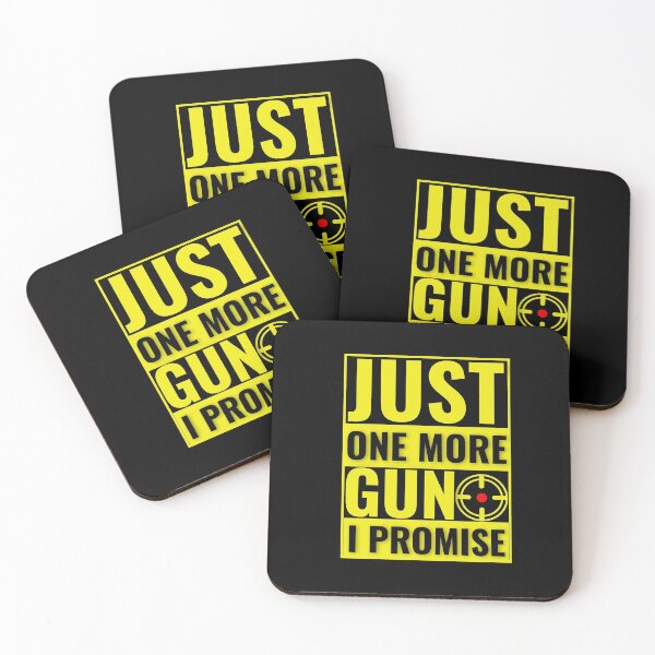 Item preview, JUST ONE MORE GUN I PROMISE designed and sold by Hussain Shirts.