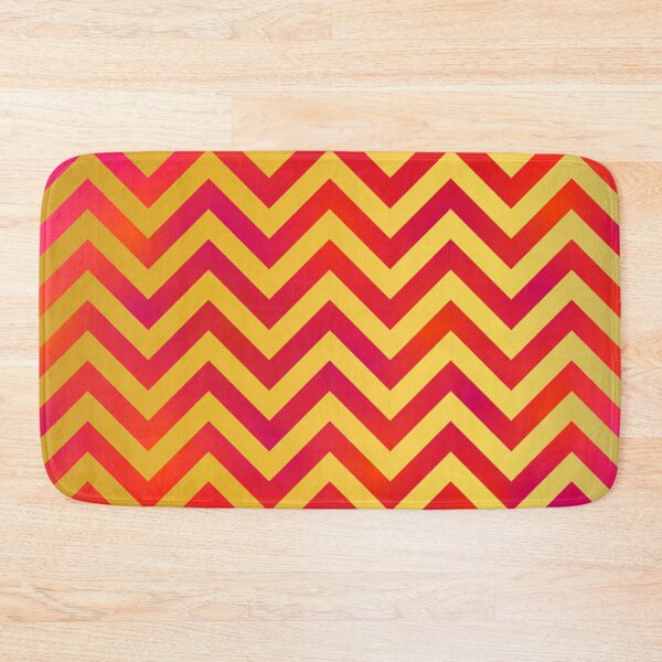 Item preview, Chevron gold and red color gradient pattern designed and sold by likebakerdo.