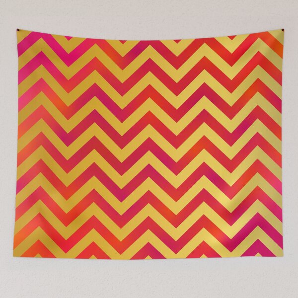 Item preview, Chevron gold and red color gradient pattern designed and sold by likebakerdo.