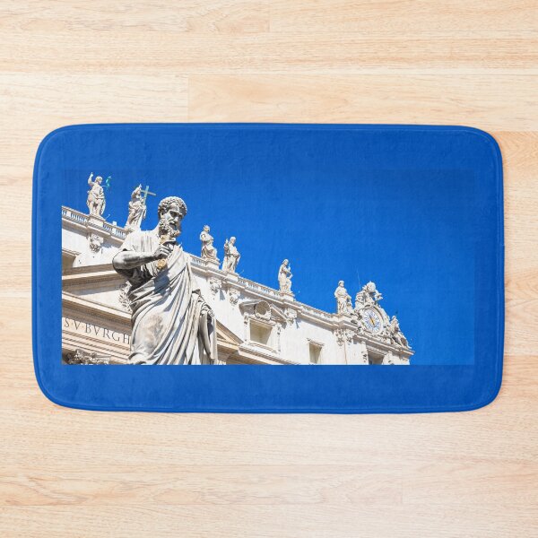 Item preview, Saint Peter statue in front of Saint Peter Cathedral - Rome, Italy - Vatican City designed and sold by Paolo Modena Photography    -   Fine Italian Art.