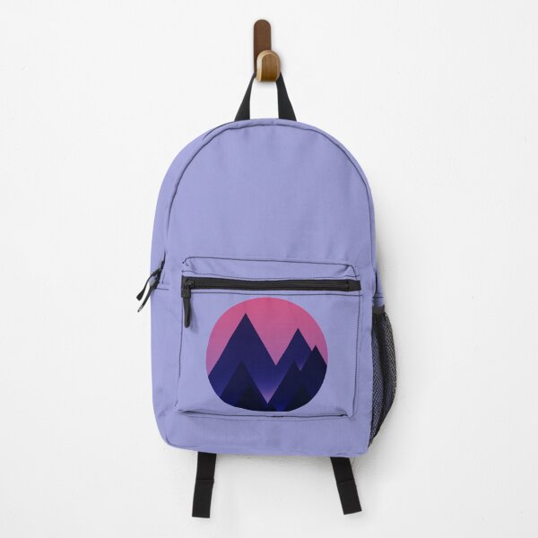 Item preview, Abstract Blue Purple Mountain designed and sold by cation-studio.