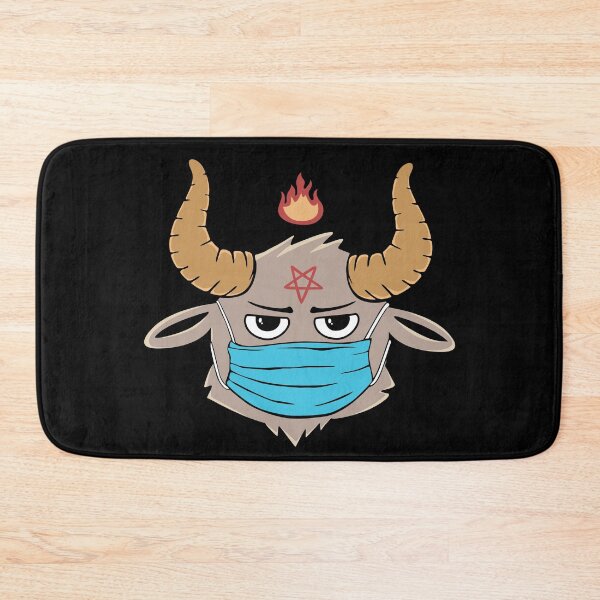 Item preview, Cute Satan Goat Wearing Mask designed and sold by predatorart93.