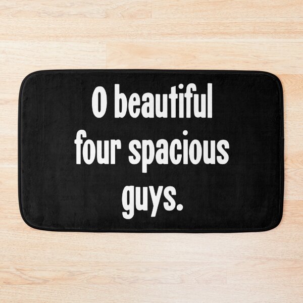 Item preview, O Beautiful Four Spacious Guys designed and sold by Good-Looking Corpse.