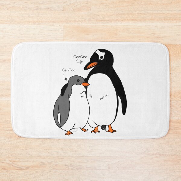 Item preview, GenOne, GenToo designed and sold by Sophie Draws Penguins.