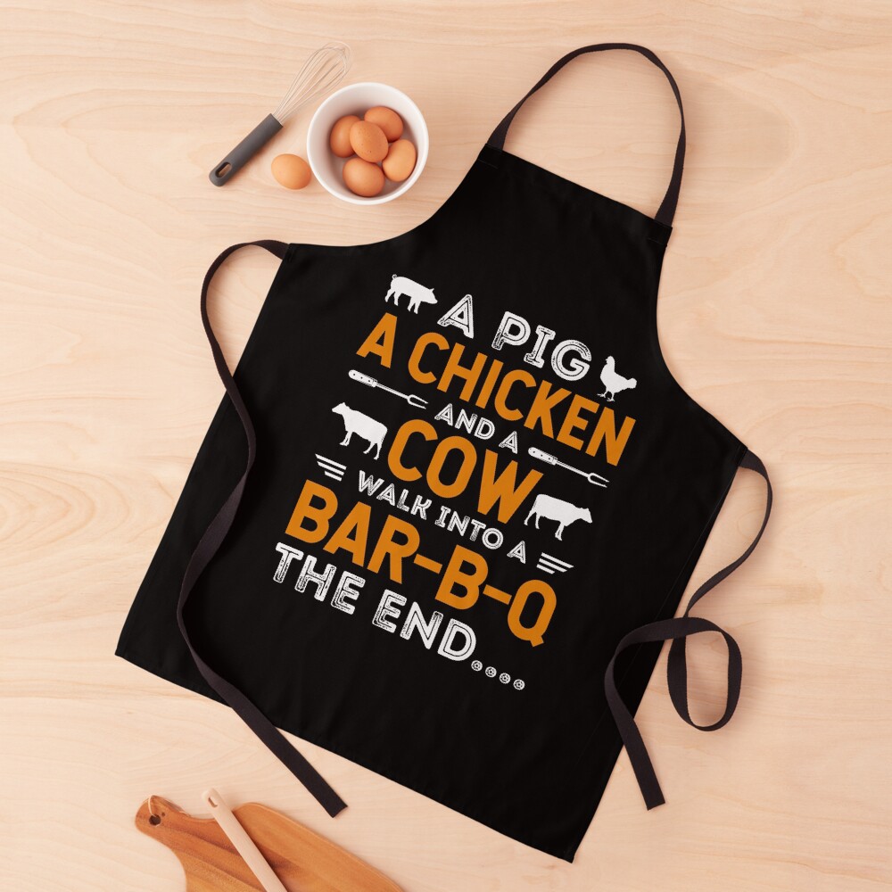 "BBQ Barbecue Apparel " Apron for Sale by THaDesign Redbubble