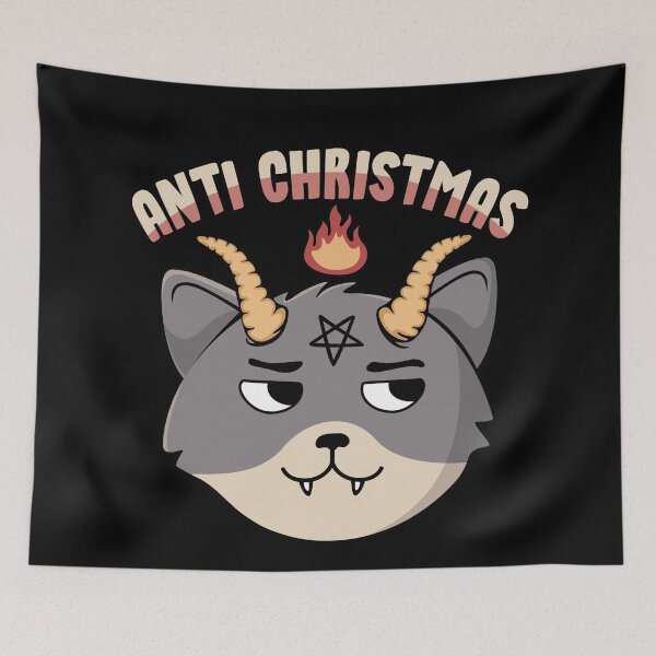 Item preview, Anti Christmas Cute Satan designed and sold by predatorart93.